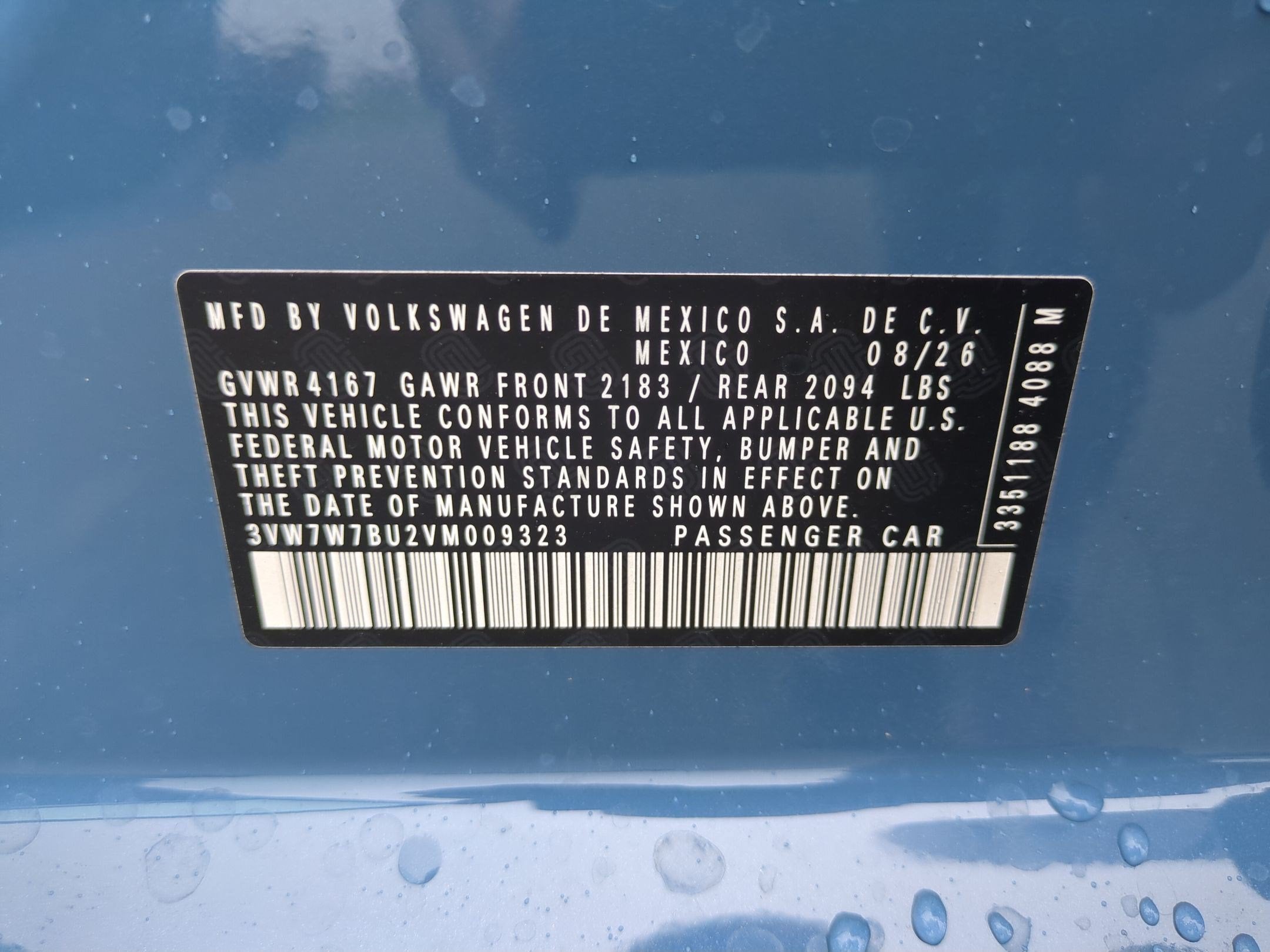 2027 Volkswagen Jetta 1.5T SE