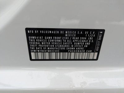 2026 Volkswagen Jetta 1.5T SE