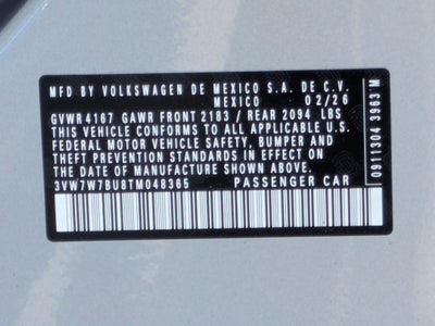 2026 Volkswagen Jetta 1.5T SE