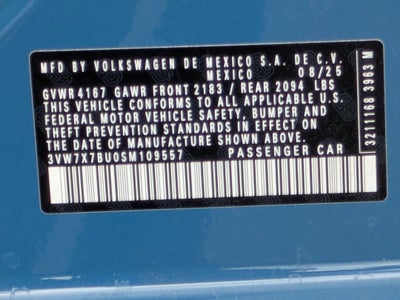 2025 Volkswagen Jetta 1.5T SE