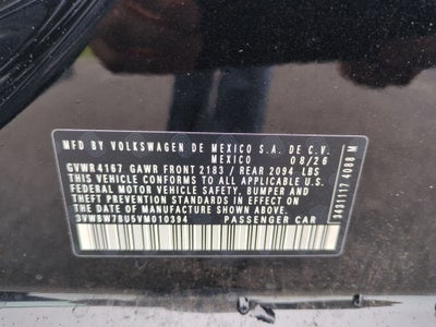 2027 Volkswagen Jetta 1.5T Sport