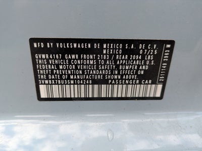 2025 Volkswagen Jetta 1.5T Sport