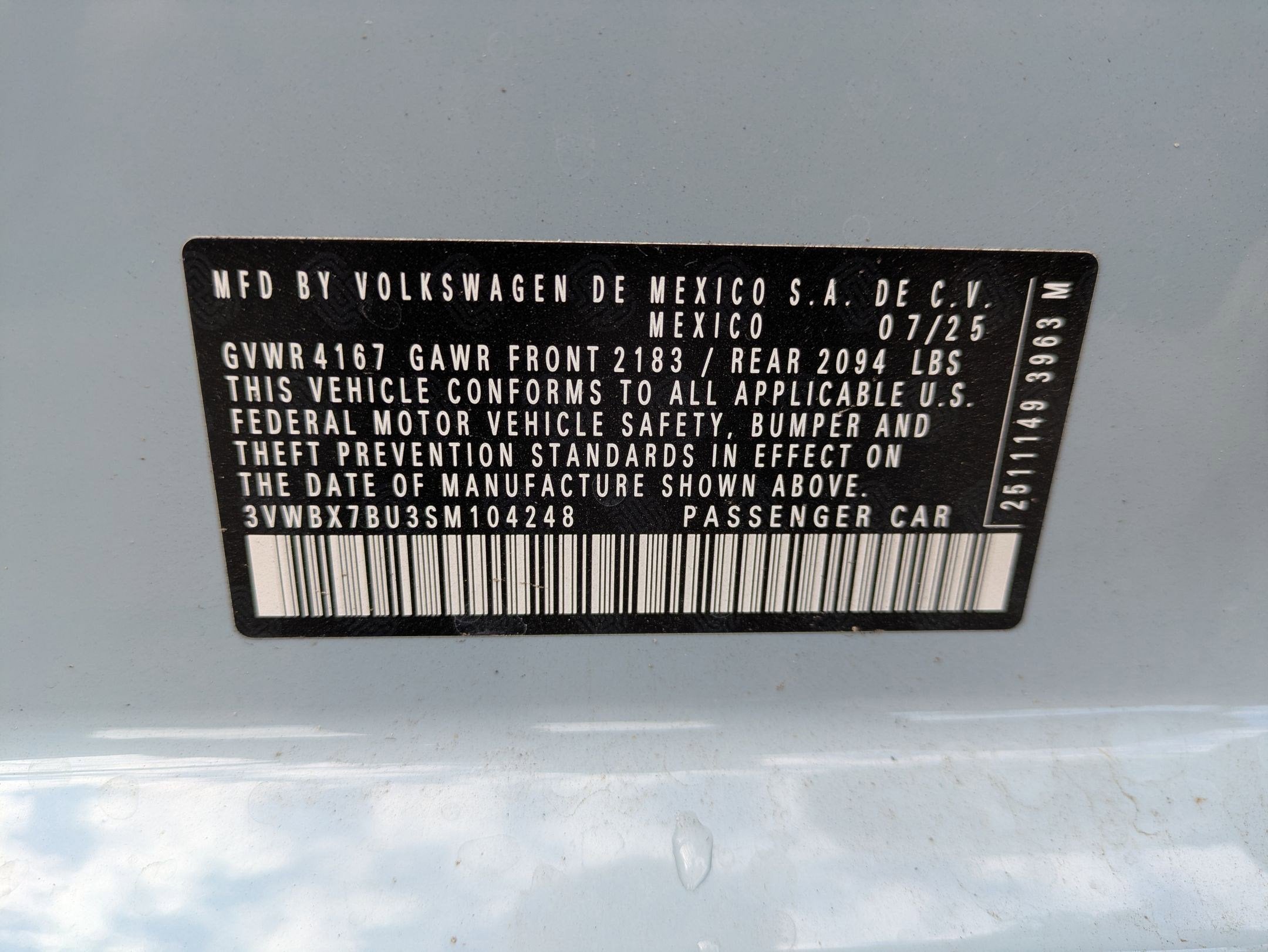 2025 Volkswagen Jetta 1.5T Sport