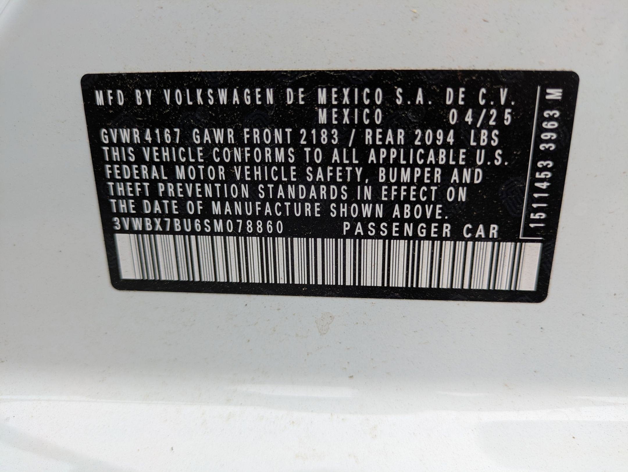 2025 Volkswagen Jetta 1.5T Sport