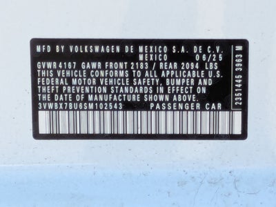 2025 Volkswagen Jetta 1.5T Sport