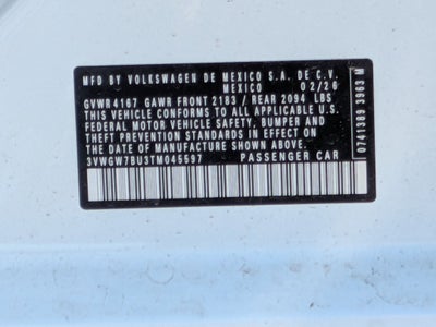 2026 Volkswagen Jetta 1.5T SEL