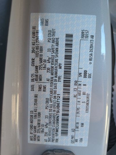 2025 Ford Escape ST-Line