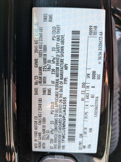 2023 Ford Escape ST-Line