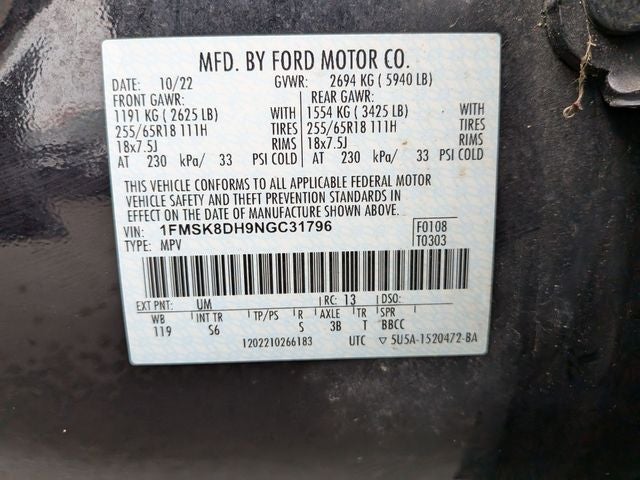 2022 Ford Explorer XLT