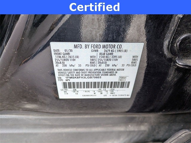 2020 Ford Explorer Limited