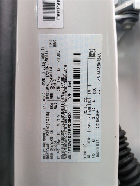 2019 Ford F-150 King Ranch 5.0 V8