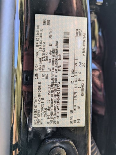 2022 Ford F-150 XLT 2.7 V6