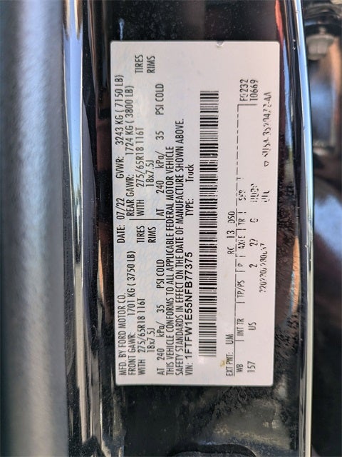 2022 Ford F-150 XLT 5.0 V8