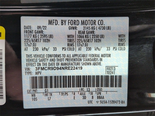 2022 Ford Bronco Sport Badlands