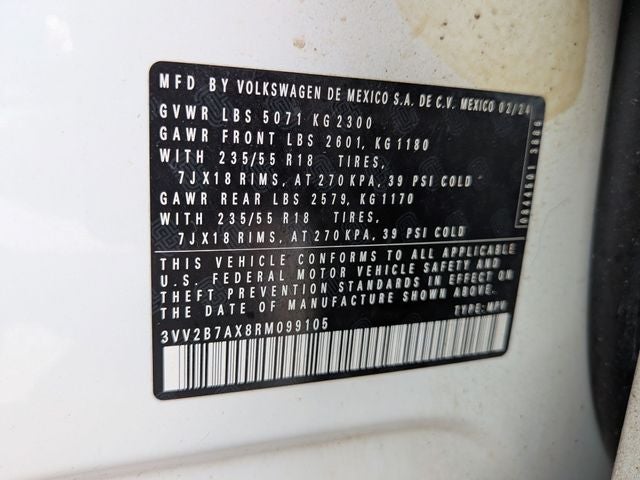 2024 Volkswagen Tiguan 2.0T SE