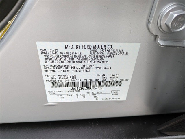 2022 Ford EcoSport SE