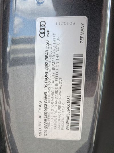 2018 Audi A5 2.0T Premium Plus