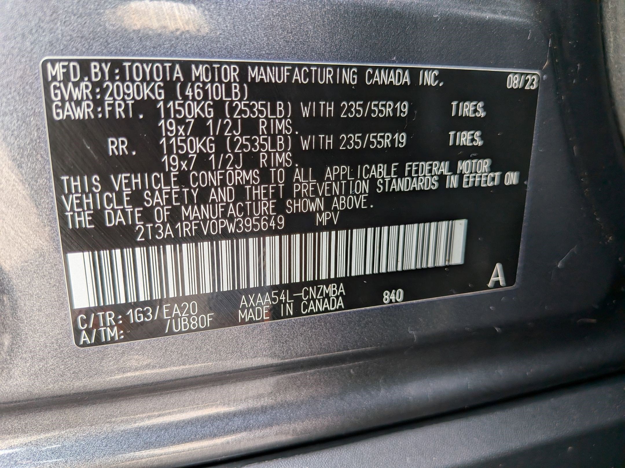 2023 Toyota RAV4 XLE Premium w/ Cold Weather Pkg
