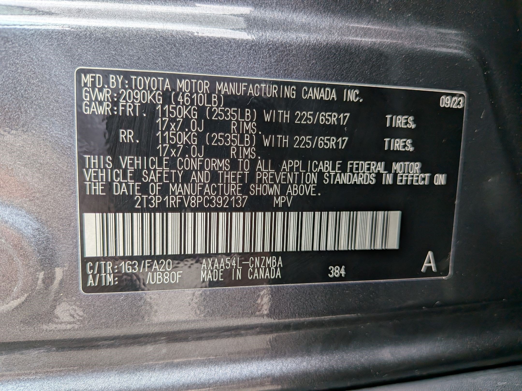 2023 Toyota RAV4 XLE w/ Convenience & Cold Weather Pkg