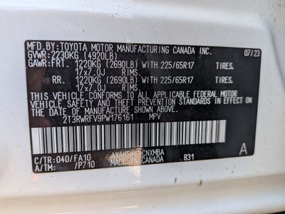 2023 Toyota RAV4 Hybrid XLE w/ Convenience & Cold Weather Pkg