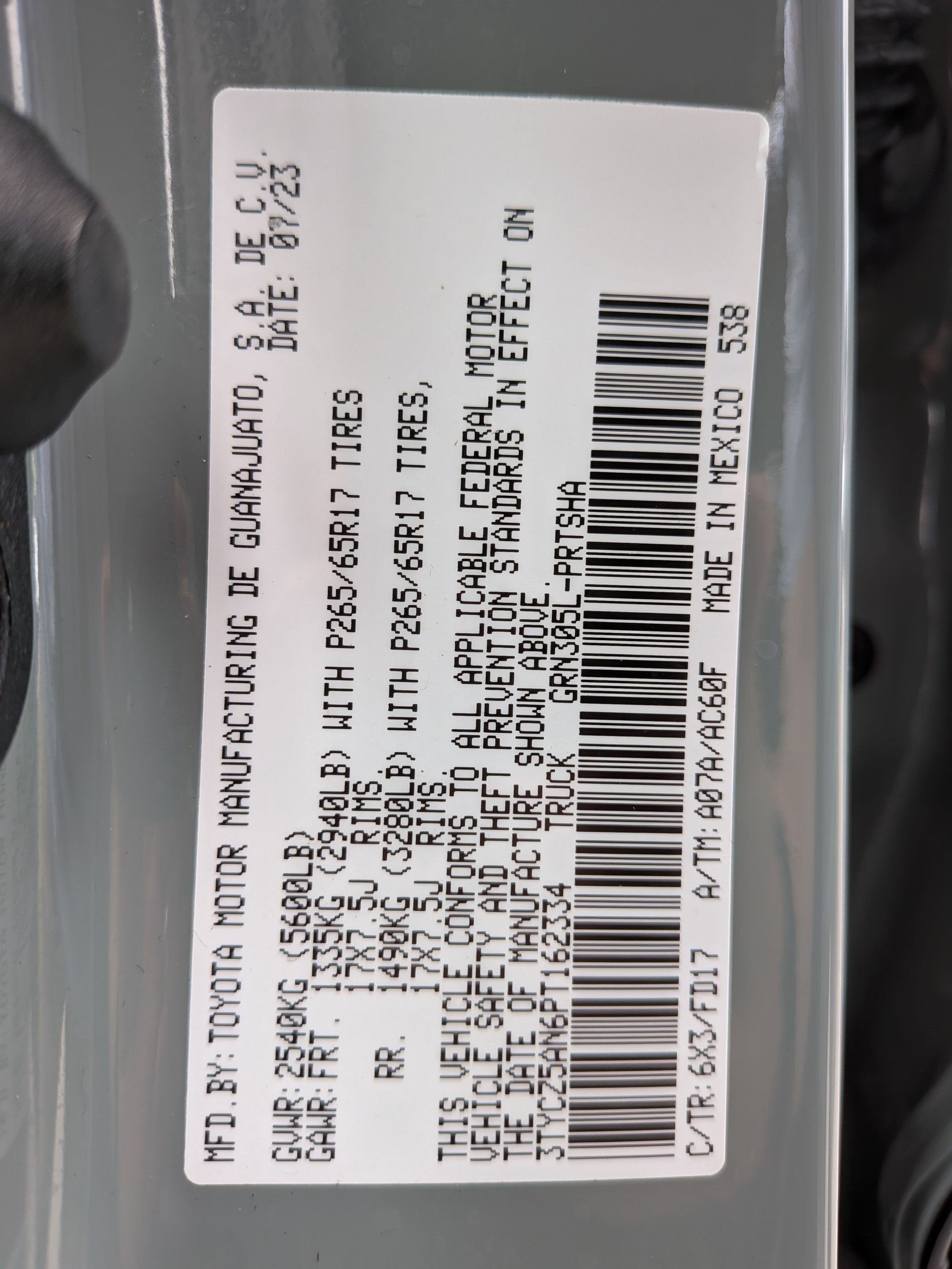 2023 Toyota Tacoma TRD Sport V6