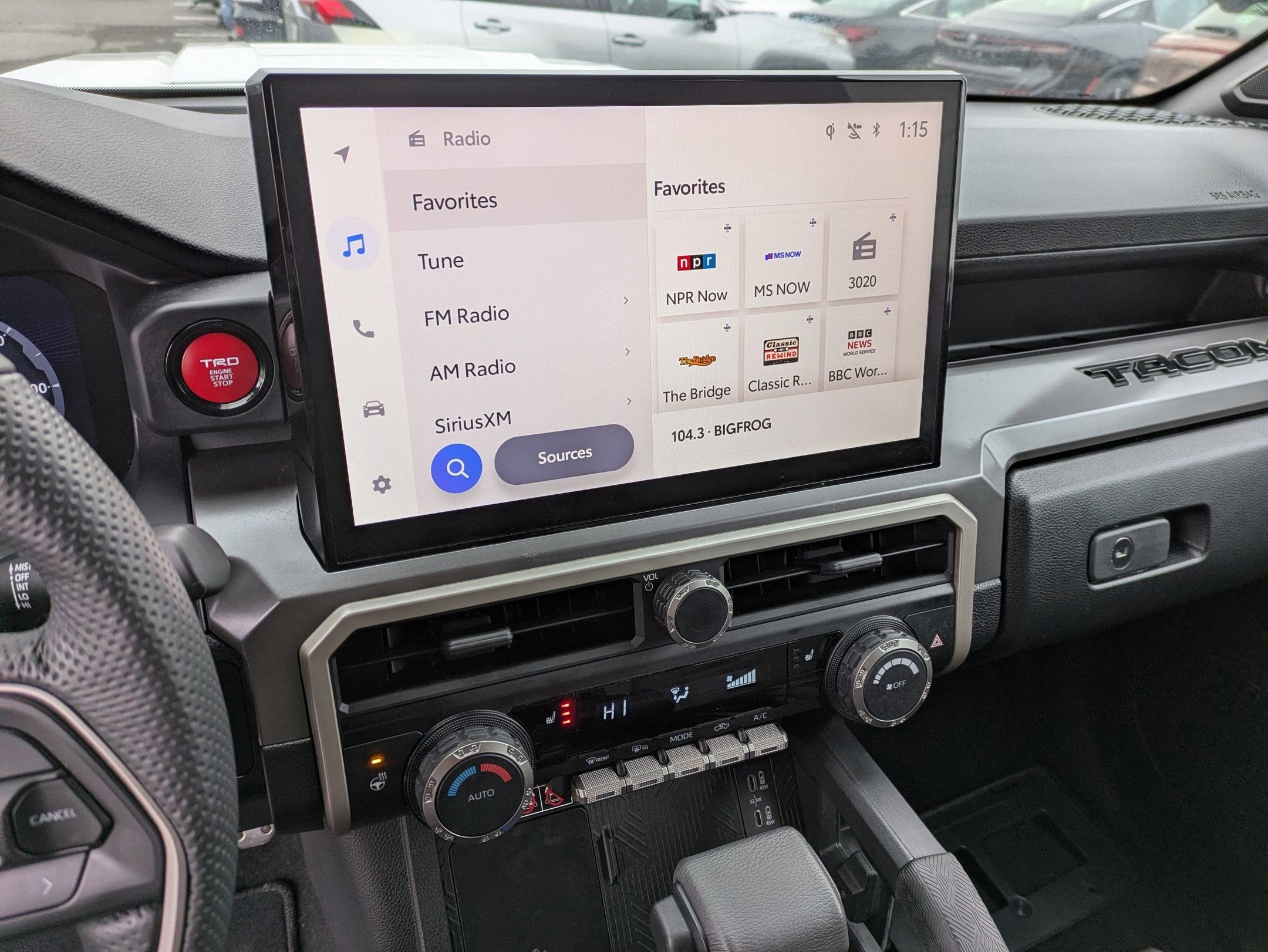 2024 Toyota Tacoma TRD Sport Sport Upgrade Pkg