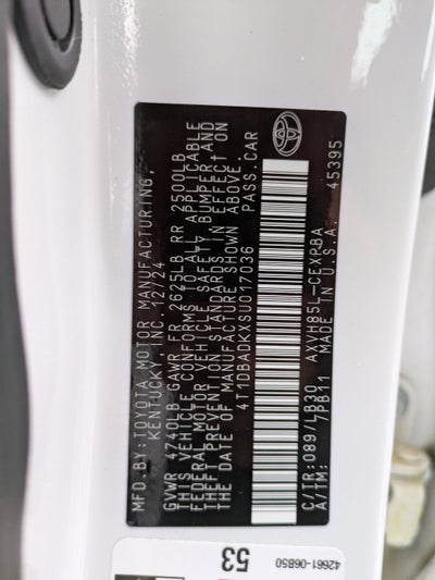 2025 Toyota Camry XSE w/ Premium Plus Pkg