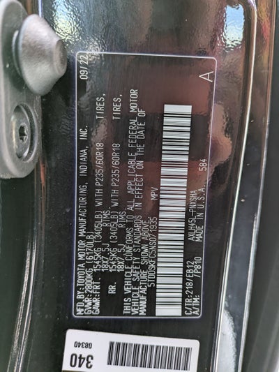 2022 Toyota Sienna XSE AWD 7 Passenger