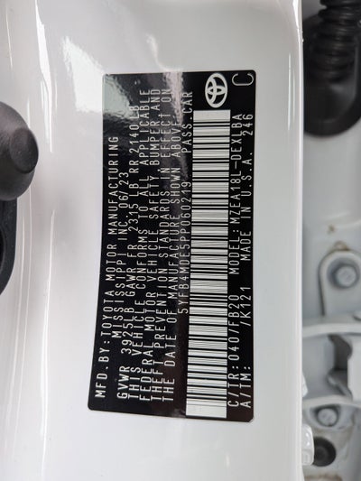 2023 Toyota Corolla LE