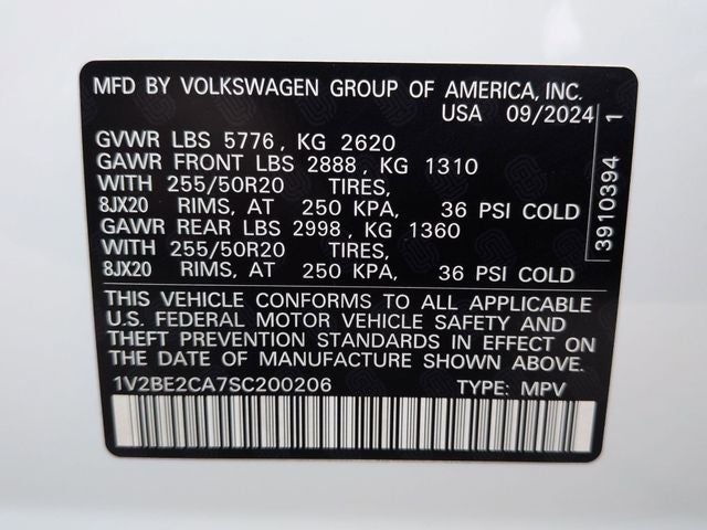 2025 Volkswagen Atlas Cross Sport 2.0T SEL