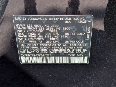 2026 Volkswagen Atlas 2.0T SE w/Technology