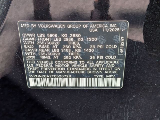 2026 Volkswagen Atlas 2.0T SE w/Technology