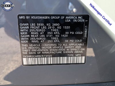 2025 Volkswagen Atlas 2.0T SE w/Technology