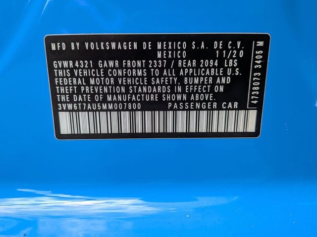 2021 Volkswagen Golf GTI 2.0T SE