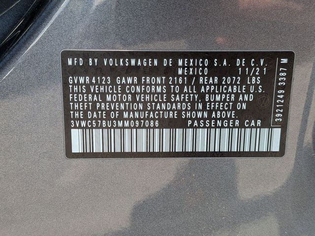 2021 Volkswagen Jetta 1.4T SE