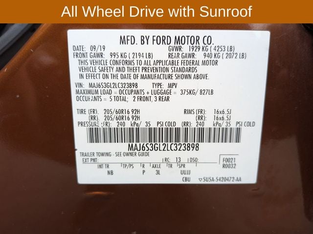 2020 Ford EcoSport SE