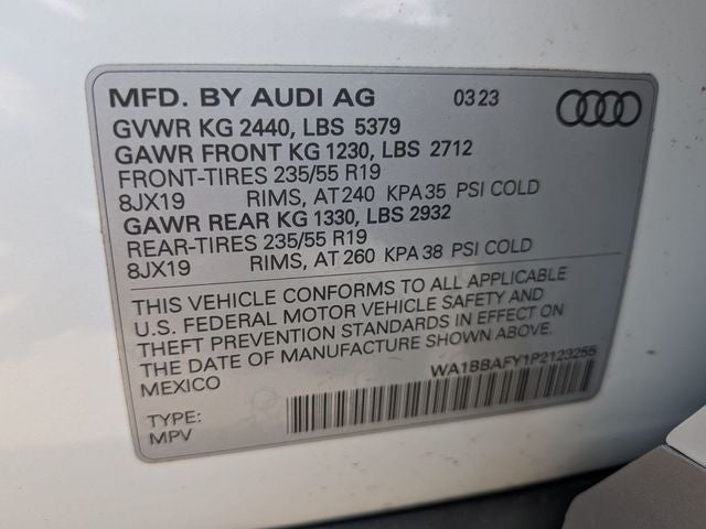 2023 Audi Q5 40 Premium Plus quattro