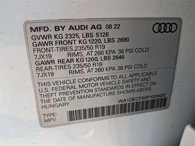 2023 Audi Q3 Premium S Line quattro