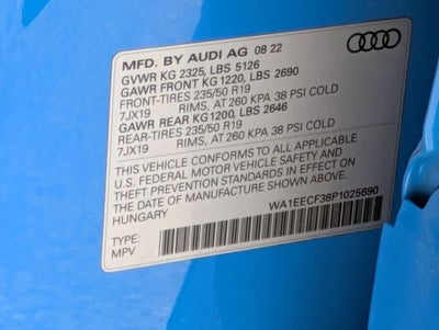 2023 Audi Q3 Premium Plus S Line quattro