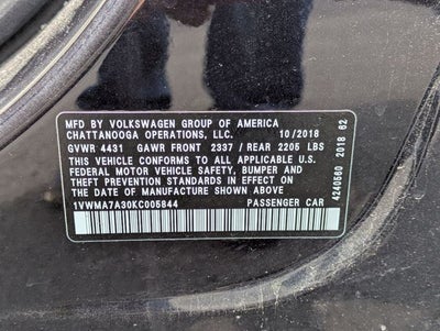 2019 Volkswagen Passat 2.0T SE R-Line