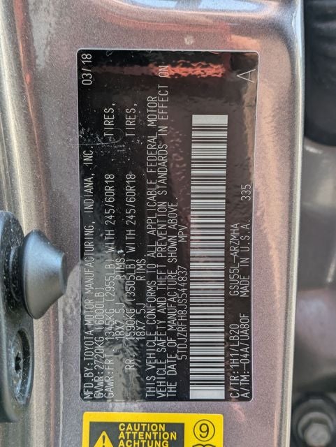 2018 Toyota Highlander XLE