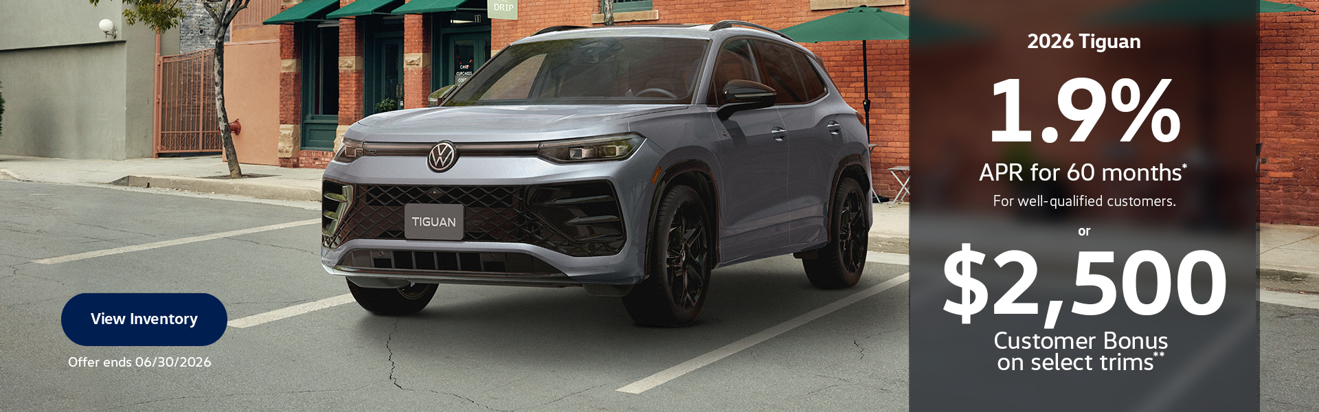 2026 Spring Tiguan APR Offer