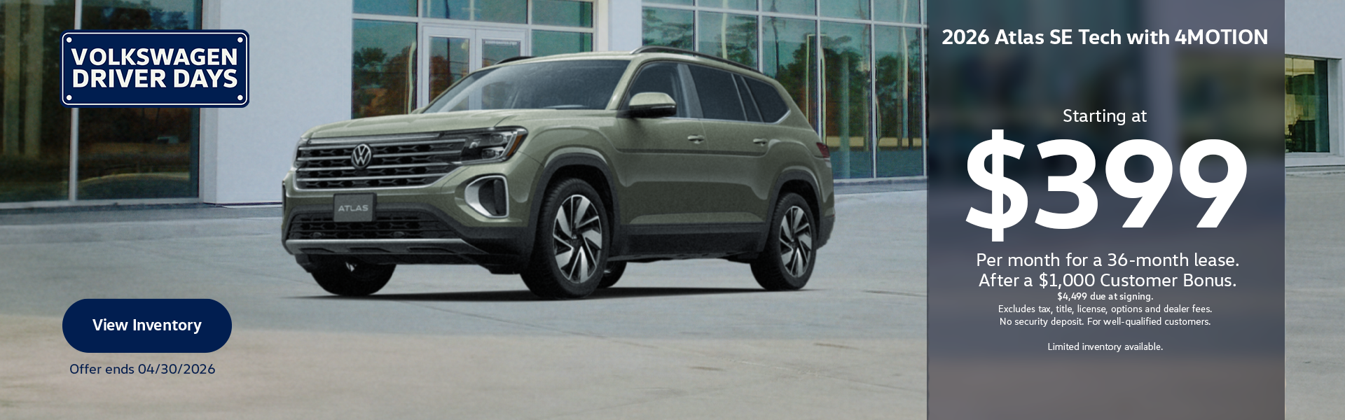 Atlas National Lease Banner