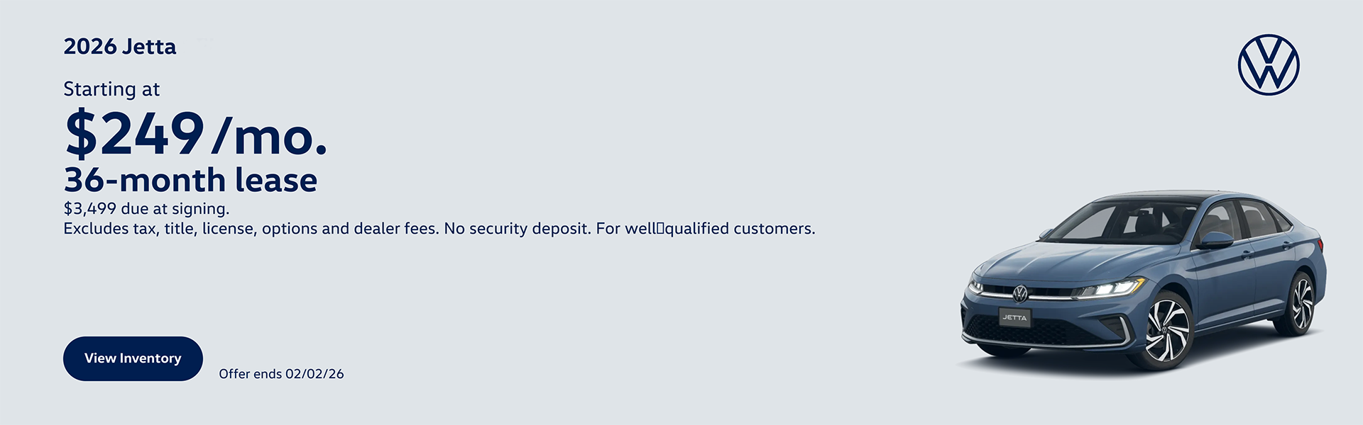 2026 Jetta Lease