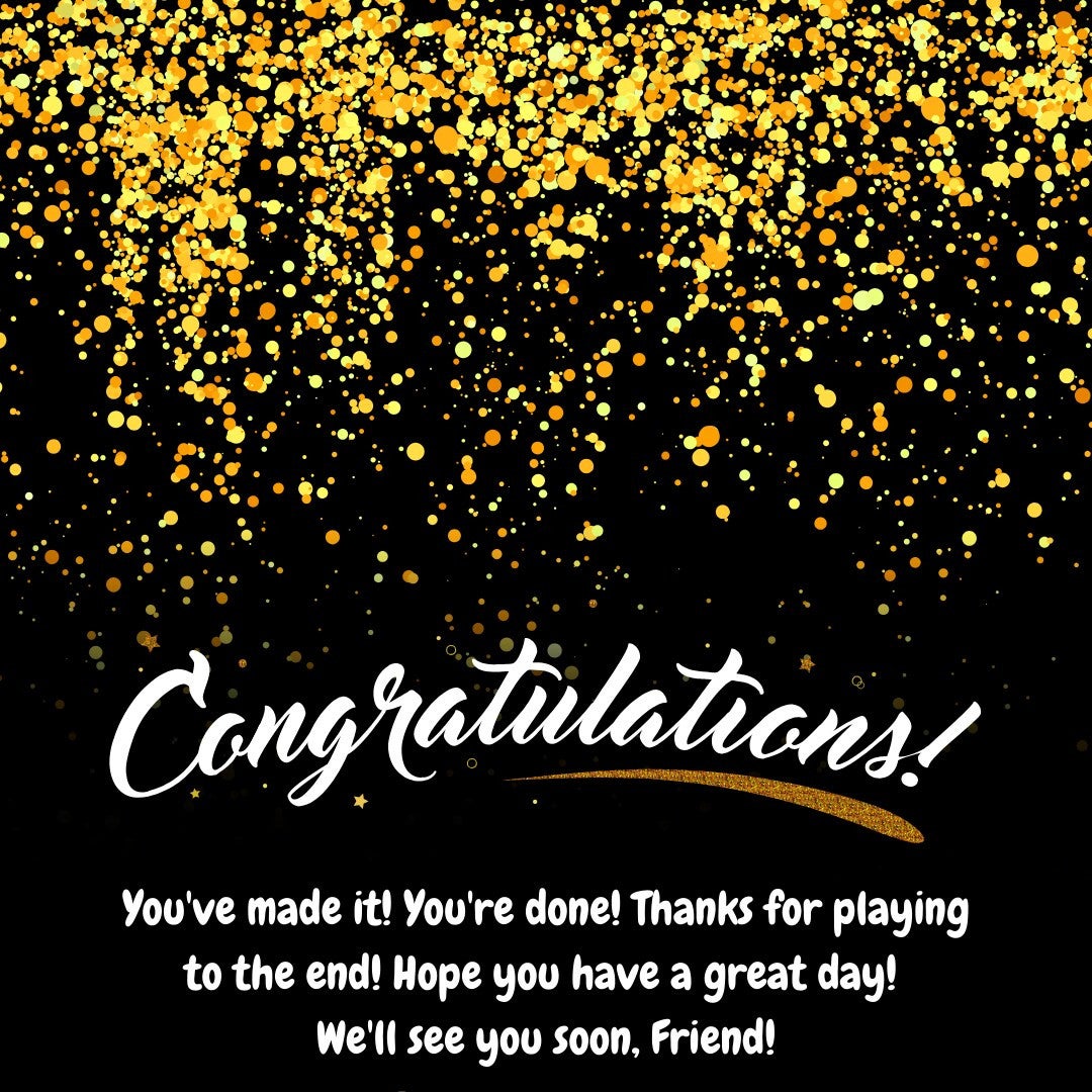 Steet Ponte Volkswagen Scavenger Hunt Congratulations